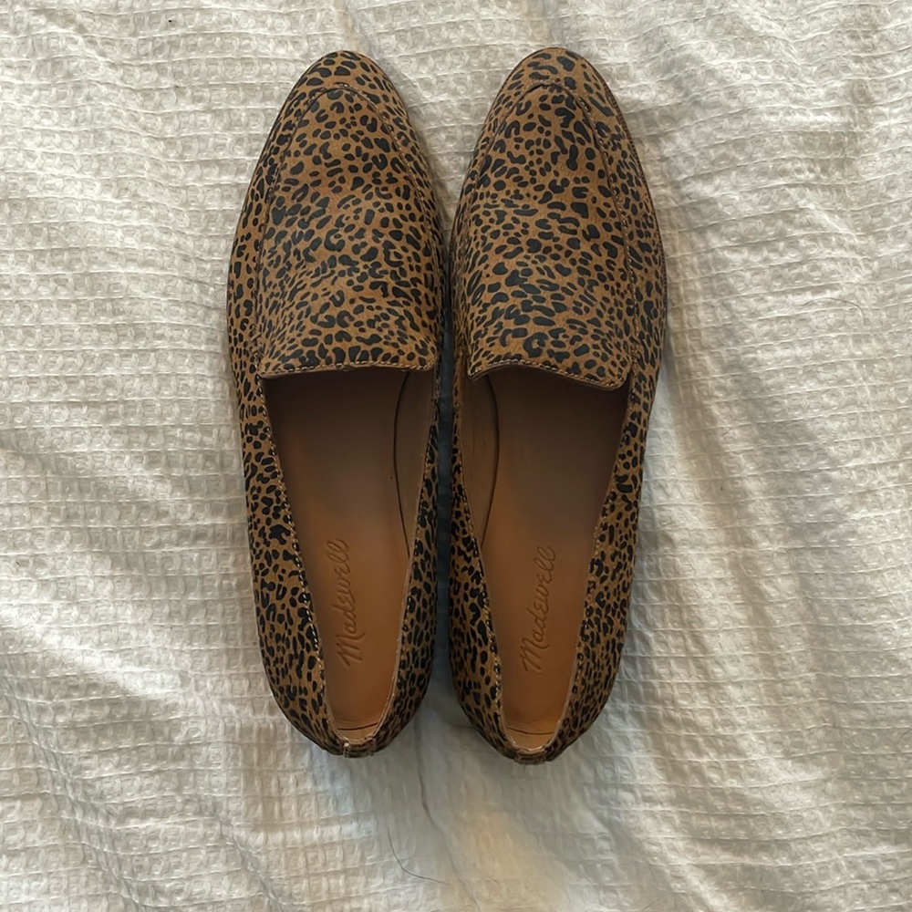NWOB MADEWELL leopard loafers size 11